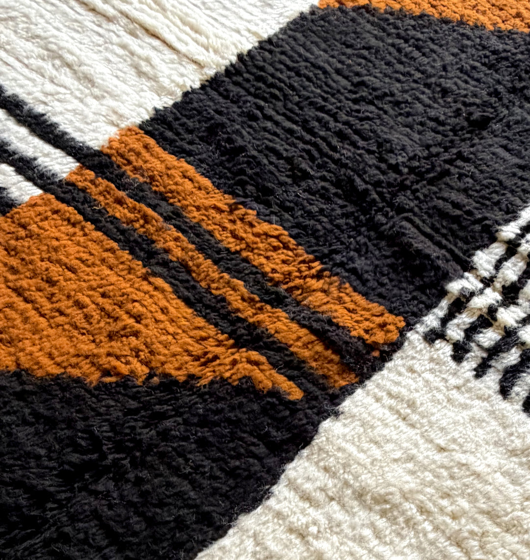 Authentic Custom Beni Ourain Rug | Midnight Deco