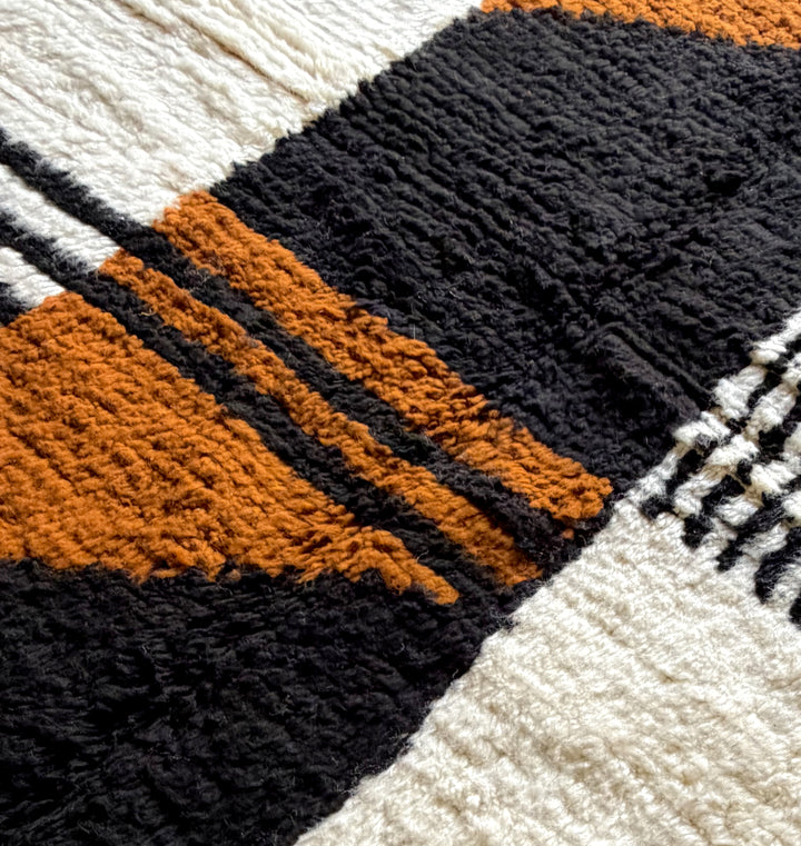 Authentic Custom Beni Ourain Rug | Midnight Deco