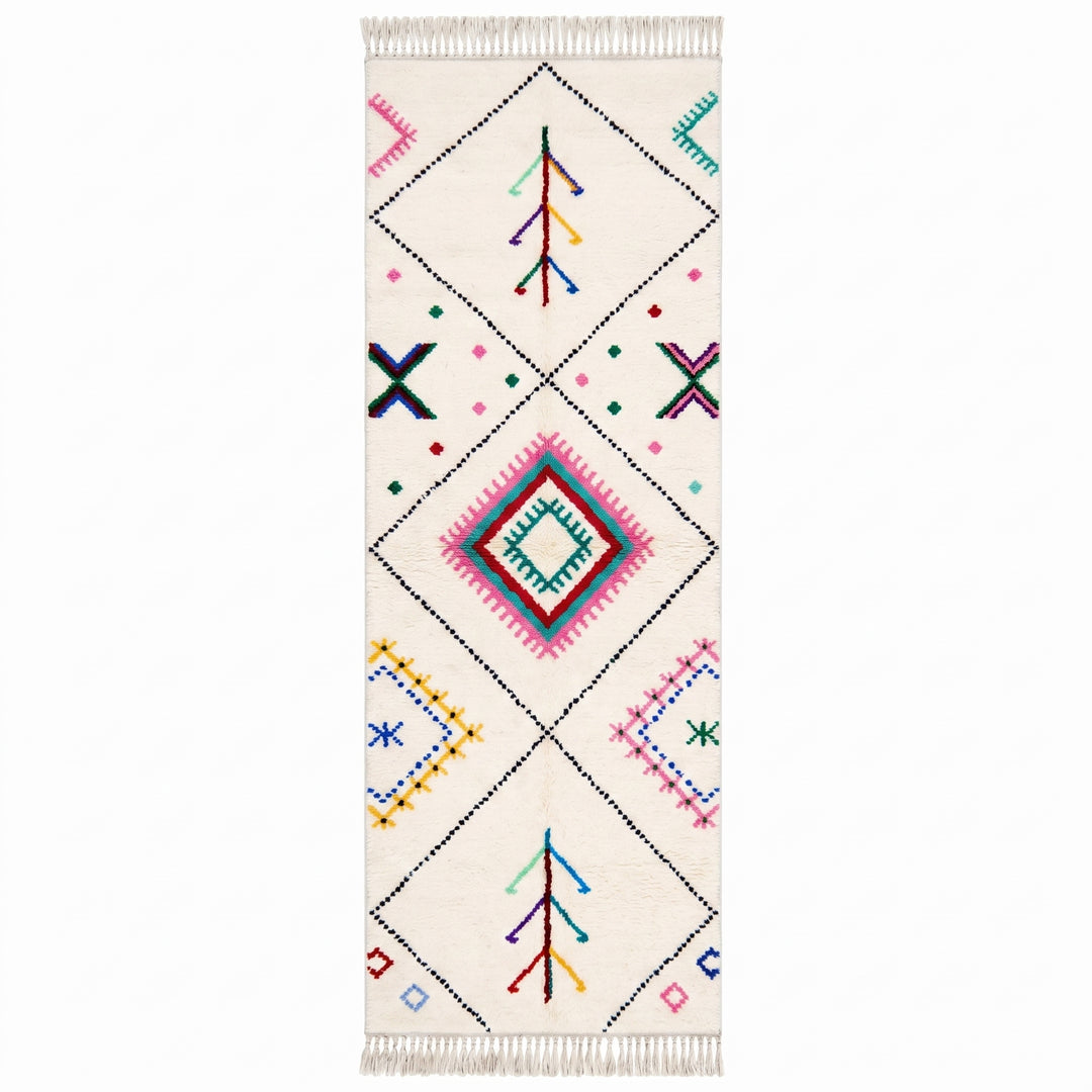 Tapis Beni Ouarain Coureur Marocain