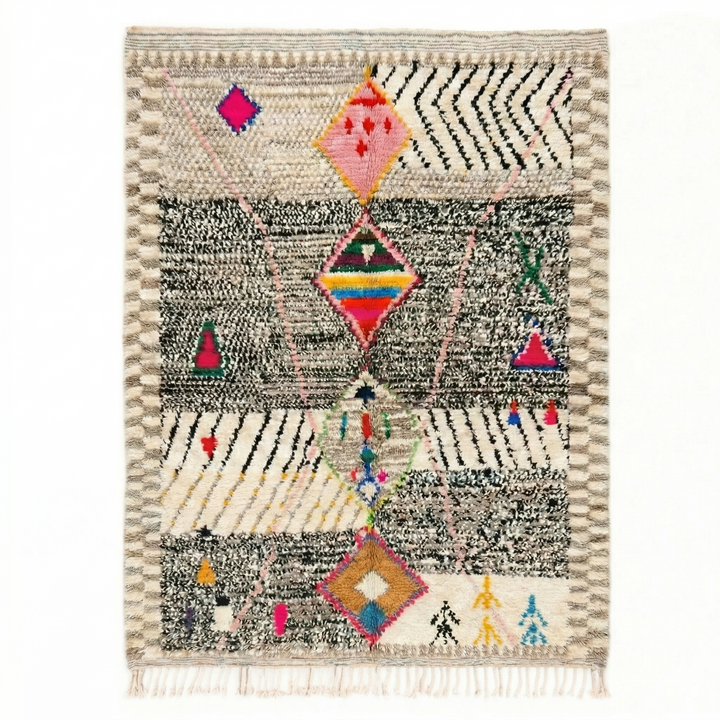 Authentic Custom Beni Ourain Rug | Medina Prism