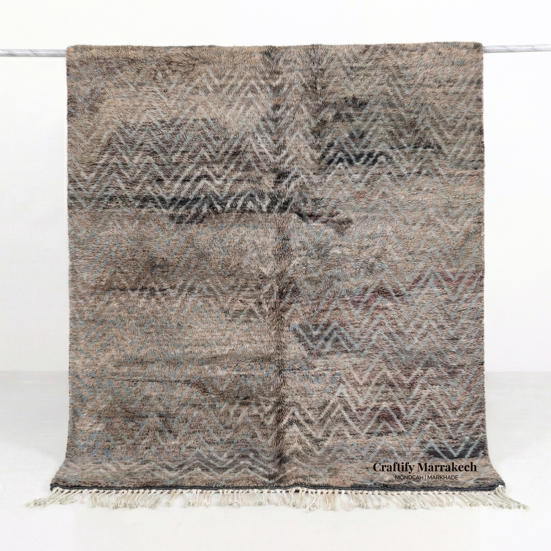 Custom Beni Mrirt Rug – Zigzag Rug Chevron Design