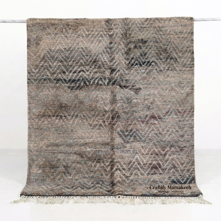 Custom Beni Mrirt Rug – Zigzag Rug Chevron Design