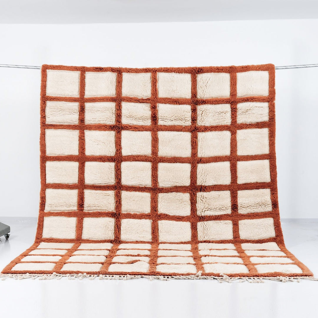 Tapis Beni Mrirt Sur Mesure | Carreaux Terracotta