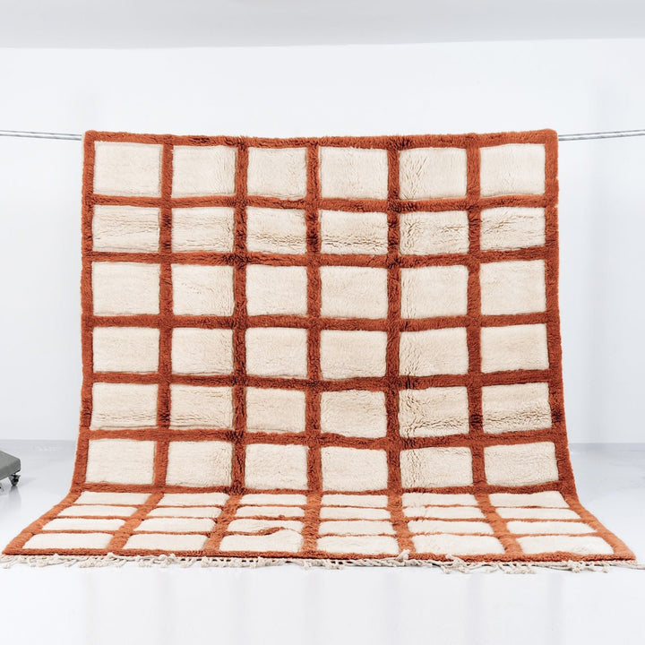 Tapis Beni Mrirt Sur Mesure | Carreaux Terracotta