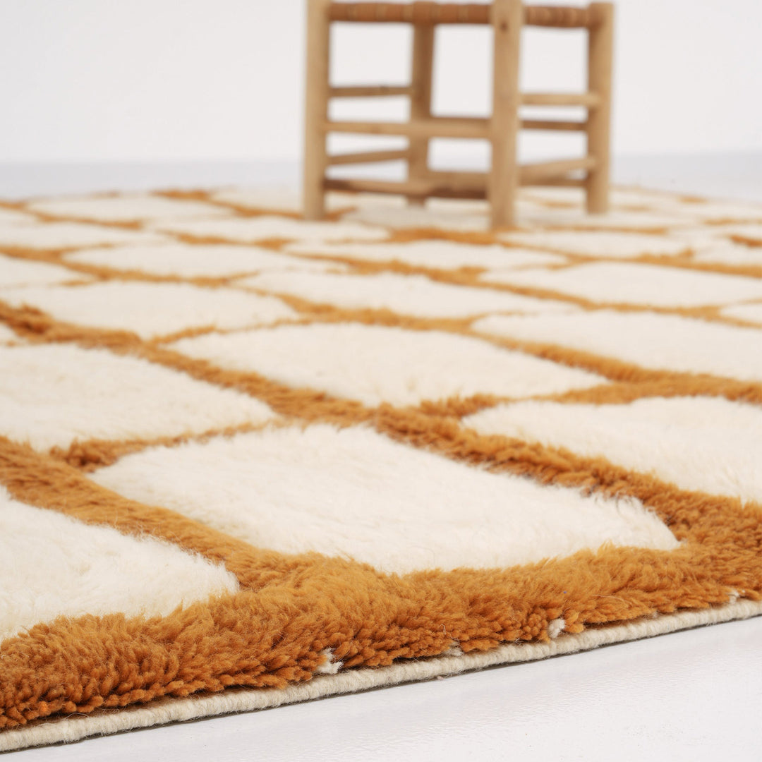 Tapis Beni Mrirt Sur Mesure | Carreaux Terracotta