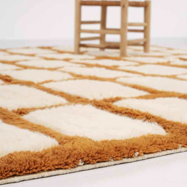 Tapis Beni Mrirt Sur Mesure | Carreaux Terracotta