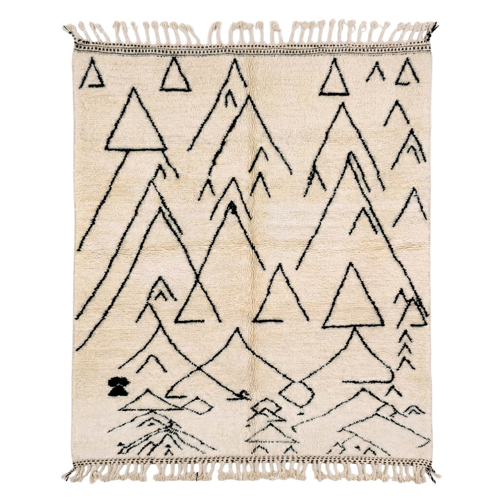 Authentic Custom Beni Ourain Rug– The Atlas Peaks Beni Ourain