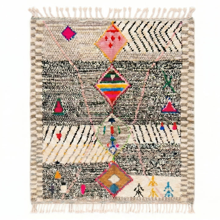 Authentic Custom Beni Ourain Rug | Medina Prism